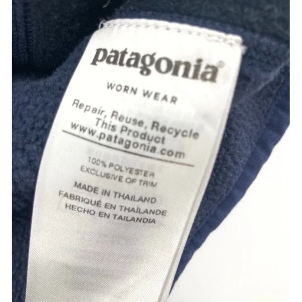 Patagonia Men S Performance Better Sweater Blue 1/4 Zip Gorpcore Pullover Fleece